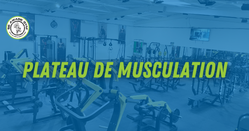Matériel au plateau de musculation de Lignan-sur-Orb dans le Biterrois