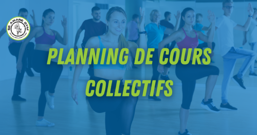 Un planning de cours collectifs à votre guise