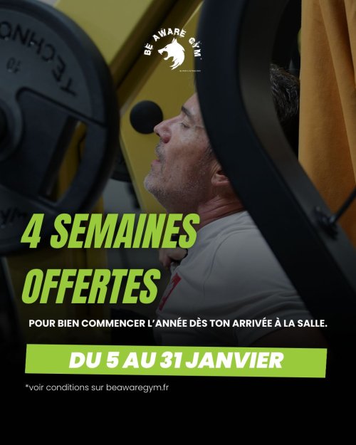 🚨 Tout le monde se rue chez Be Aware Gym… et ce n’est pas pour rien !